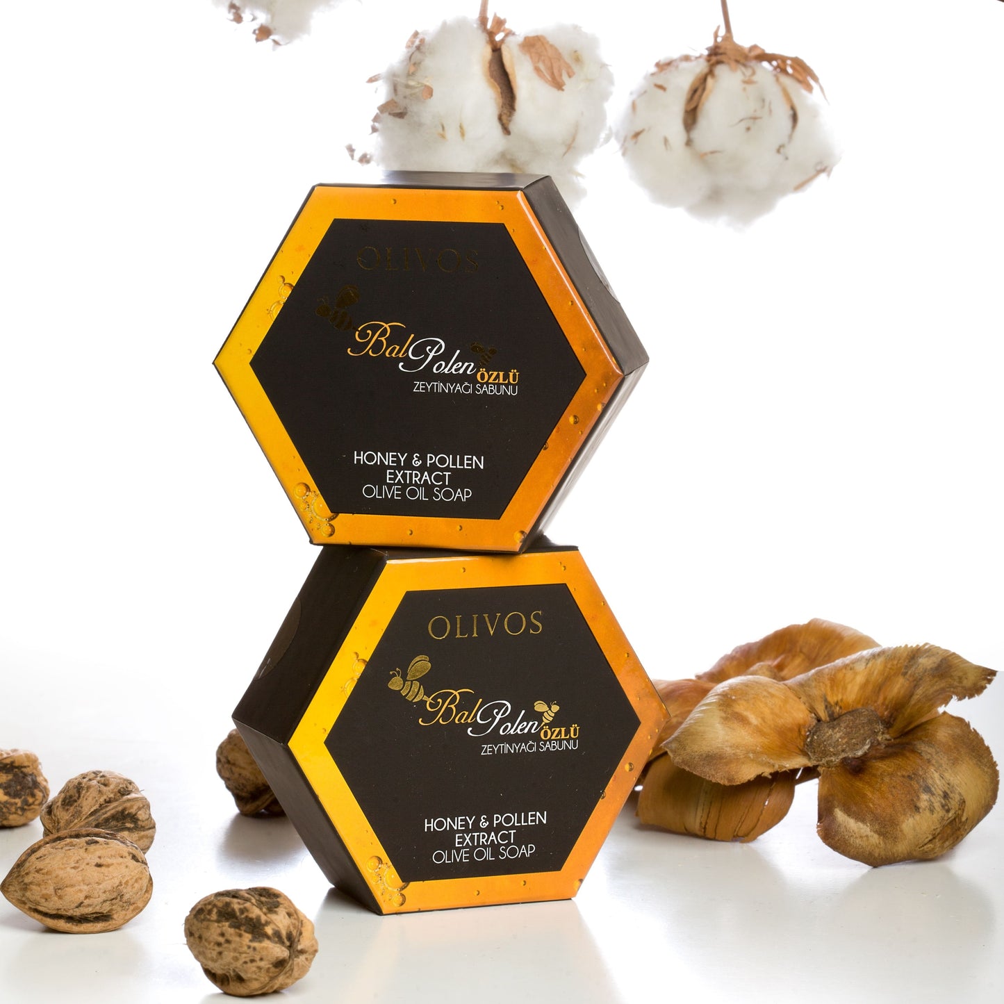 Olivos Honey & Pollen Exract Olive Oil Soap - 150 gr