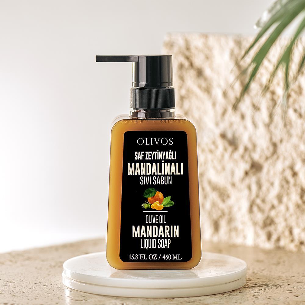 Olivos Mandarin Liquid Soap - 450 ml