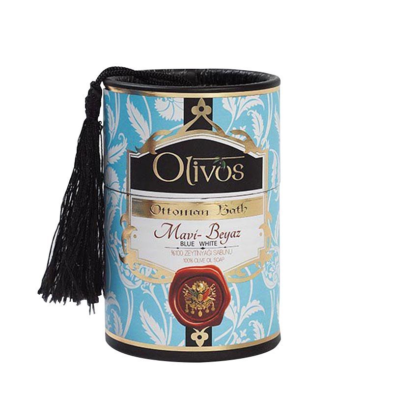 Olivos Ottoman Bath Series Blue - White Soap - 2x100 gr